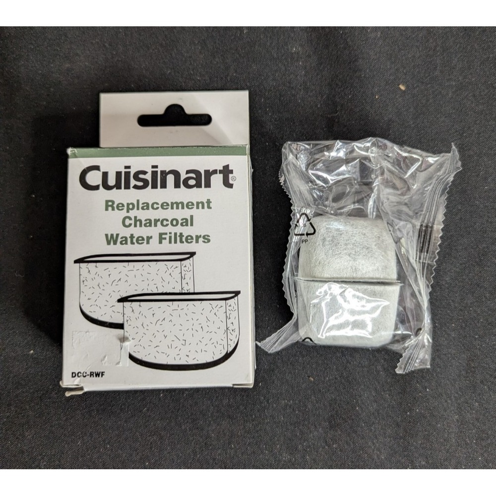 Cuisinart 2 replacement Charcoal water filters for coffee makers DCC-RWF NEW